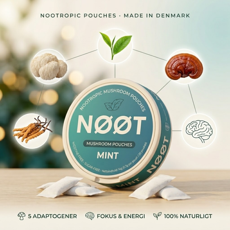 NØØT Svampe Pouches - Mint - 20 stk